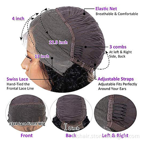Cheap wholesale Brazilian hair 100% human hair 13*4 Jerry curls lace seal, fast delivery, can be bleached and dyed without knots